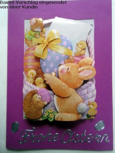 3D-Bogen Osterhase und Korbvon LeSuh (4169415)