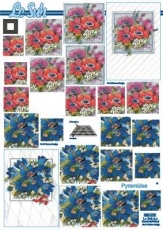 3D-Pyramidenbogen Blumen von LeSuh (630.076)
