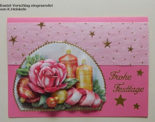 Sticker - Frohe Festtage - gold - 452