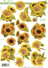 3D-Bogen Sonnenblumen von LeSuh (777.365)