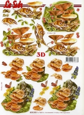 3D-Bogen Pilze & Maus von Nouvelle (8215293)