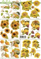 3D-Bogen Sonnenblumen & Krbisvon LeSuh (777.364)