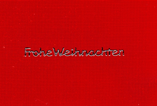 Sticker - Frohe Weihnachten - silber -456
