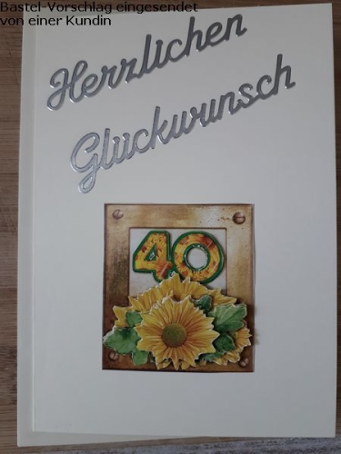 3D-Bogen 40 Jahre klein von LeSuh (777.263)
