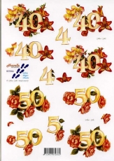 3D-Bogen 40 & 50 Jahre von Nouvelle (821566)