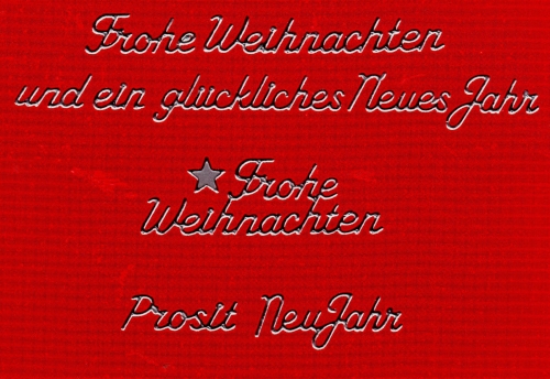 Sticker - Weihnachtliche Schriften - silber - 454