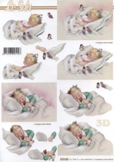 3D-Bogen Schlafende Babys von LeSuh (777.162)