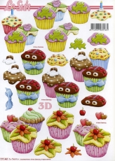 3D-Bogen Kchlein / Cupcake / Muffin von LeSuh (777.461)