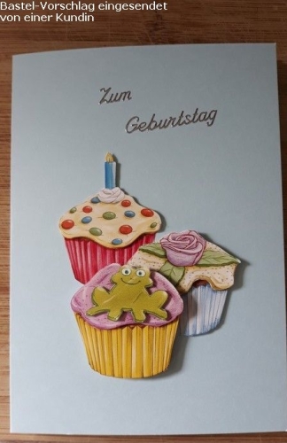 3D-Bogen Kchlein / Cupcake / Muffin von LeSuh (777.461)