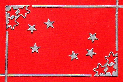 Sticker - Rand und Ecken Weihnachten 2 - silber - 982