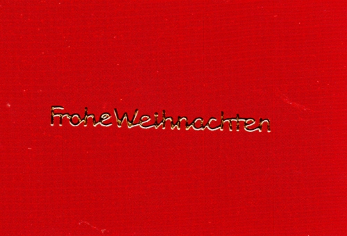 Sticker - Frohe Weihnachten - gold - 456