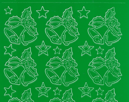 Sticker - Glocken 1 - dunkelgrn - 855