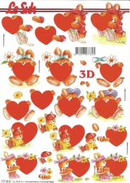 3D-Bogen Valentine / Von Herzen von LeSuh (777.010)