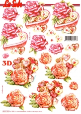 3D-Bogen Rosen & Pralinen von Nouvelle (8215702)