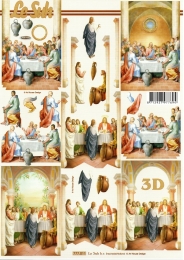 3D-Bogen Jesus / Abendmahl von LeSuh (777.011)