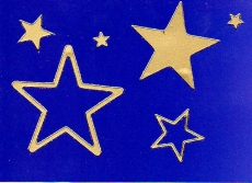 Sticker - Sterne 1 - gold - 856