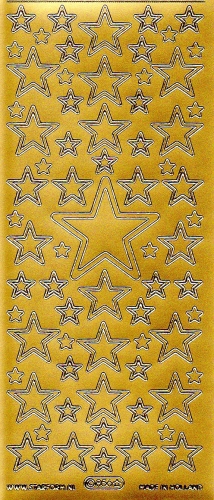 Sticker - Sterne 1 - gold - 856