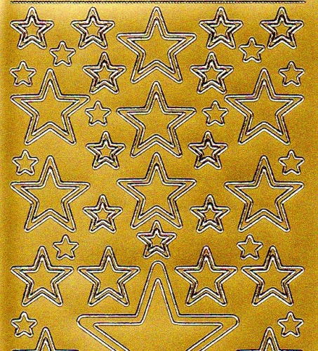 Sticker - Sterne 1 - gold - 856