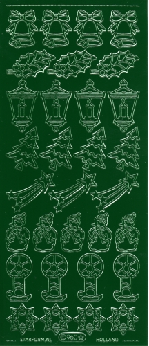 Sticker - Weihnachten - dunkelgrn - 960