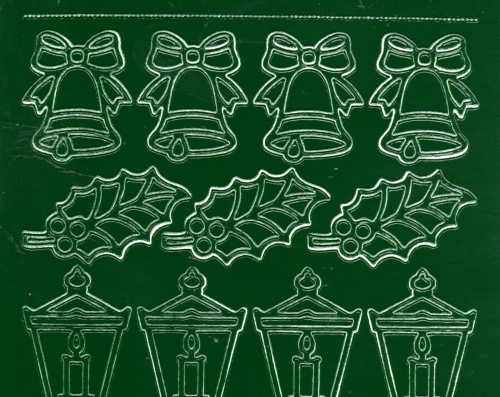 Sticker - Weihnachten - dunkelgrn - 960