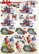 3D-Bogen Eishockey & Fuball von Nouvelle (8215294)
