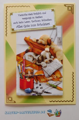 3D-Bogen Schulanfang / Schreibtisch von LeSuh (777.027)