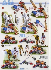3D-Bogen Baseball & Hockey von Nouvelle (8215295)