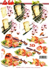 3D-Bogen Geige & Klavier von Nouvelle (8215486)