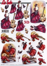 3D-Bogen Flamenco von Nouvelle (8215543)