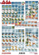3D-Bogen Squares Weihnachten von LeSuh (630.195)