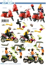 3D-Bogen Motorroller von LeSuh (777.412)