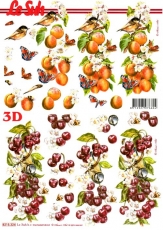 3D-Bogen Pfirsiche & Kirschen von Nouvelle (8215324)
