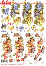 3D-Bogen Trauben & pfel von Nouvelle (8215313)