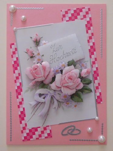 3D-Bogen Rosa Rosen von LeSuh (777.012)