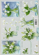 3D-Bogen Blumen in Vase von LeSuh (4169249)