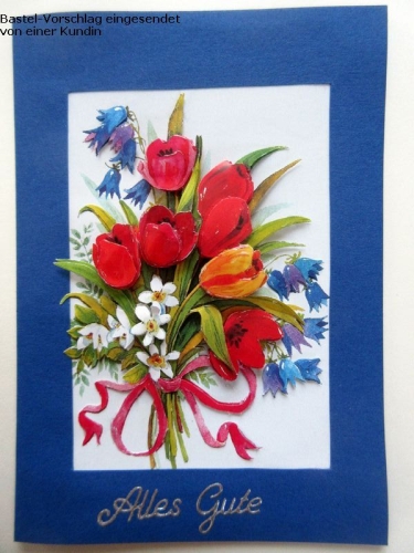3D-Bogen Tulpen & Veilchen von LeSuh (4169277)