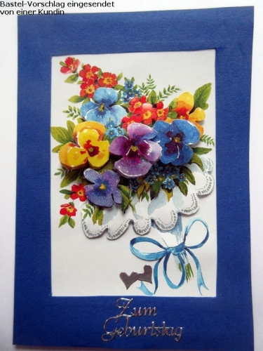 3D-Bogen Tulpen & Veilchen von LeSuh (4169277)