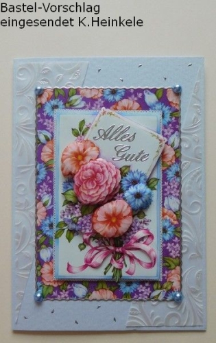 3D-Bogen Blumenkarten mit Rahmen von LeSuh 4169267