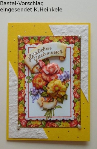 3D-Bogen Blumenkarten mit Rahmen von LeSuh 4169267