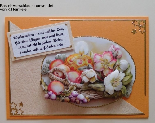 Sticker - Rand und Ecken Weihnachten 2 - gold - 982