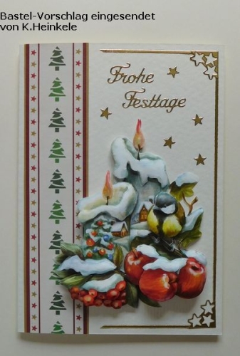 Sticker - Rand und Ecken Weihnachten 2 - gold - 982