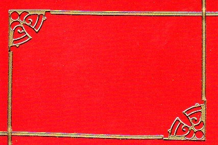 Sticker - Rand und Ecken Weihnachten 3 - gold - 983