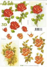3D-Bogen Rote Rosen von LeSuh (777.040)