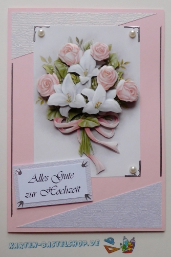 3D-Bogen Strau mit weien Lilien von LeSuh (777.031)