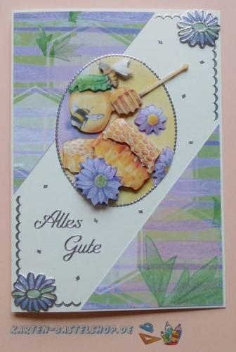 Sticker - Alles Gute - silber - 423