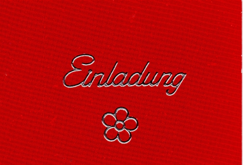 Sticker - Einladung 1 - silber - 404
