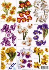 3D-Bogen Blumen klein von Nouvelle (821593)
