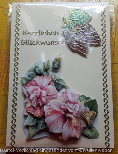 3D-Bogen Blumen von Nouvelle (8215535)