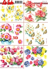 3D-Bogen Frühlingsblumen klein von Nouvelle (8215578)