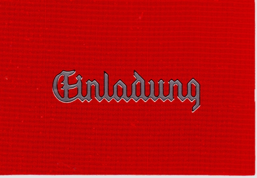 Sticker - Einladung 5 - silber - 439
